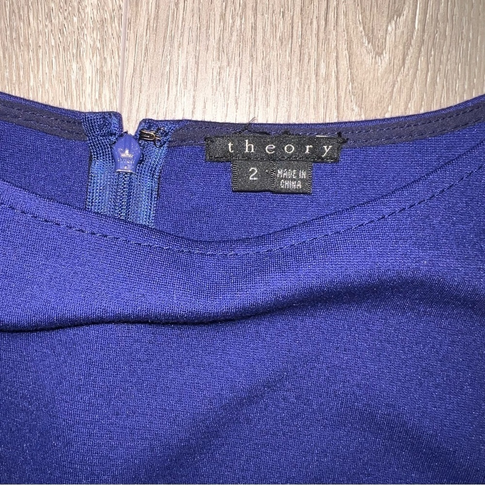 Theory classic Royal blue midi - Picture 5 of 5